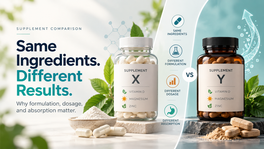 Why Supplements With the Same Ingredients Can Work Differently