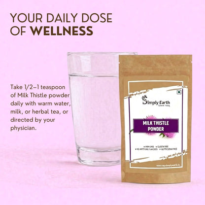 Simply Earth Milk Thistle Seed Powder | Pure & Natural | 200g