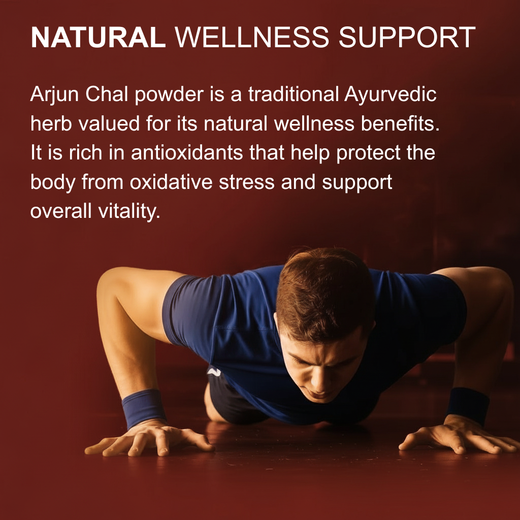 Simply Earth Pure Arjun chal Powder | Arjuna | Anti-oxidant | Heart health | Cholesterol | Blood sugar | Diabetes | Arjun chhal/Bark Powder | Terminalia Arjuna - Double Filtered - 200GM