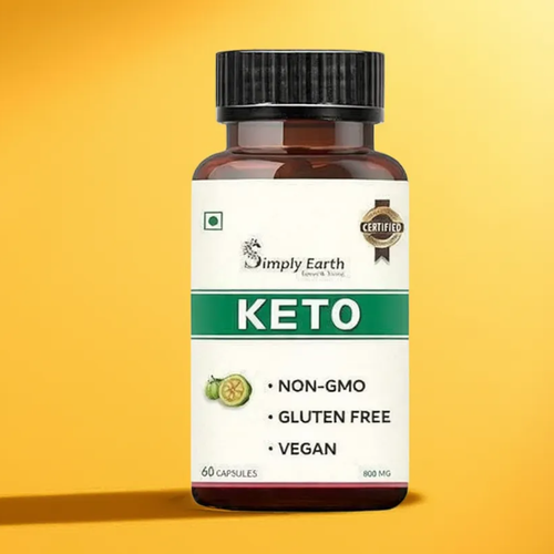 Simply Earth Natural Keto Weight Management Supplement, Belly Fat Burner for Men and Women (Green Coffee + Green Tea + Garcinia Cambogia) - 60 capsules