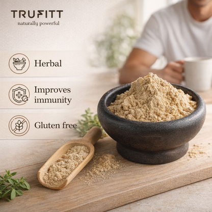 Trufitt Peruvian Maca Root Powder | Boosts Energy and Immunity | Relieves Stress | Great for Men and Woman - (100GM)